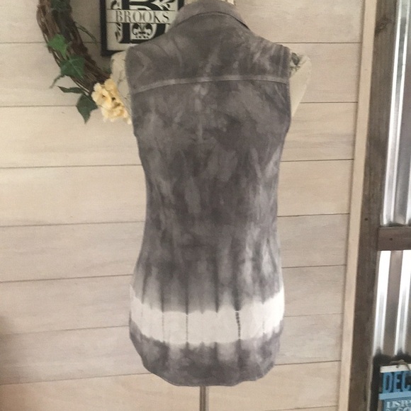 *rock & Republic Gray Top S - Picture 3 of 4